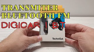 TechniSat DIGITCAR 1 BT  transmiter FM  zestaw głośnomówiący  ładowarka samochodowa  recenzja [upl. by Nahsed447]