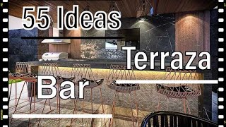 55 Mejores Ideas De Terrazas Bar En Casa Home Decor Ideas Modernas [upl. by Yeliac]