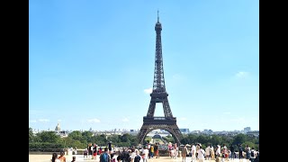 Tour Eiffel Trocadéro et Musée dArt Moderne  balade dans les lieux les plus iconiques de Paris [upl. by Ahtanamas]