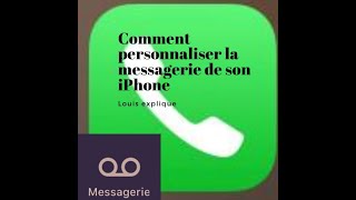 Comment personnaliser la messagerie de son iphone [upl. by Anitreb]