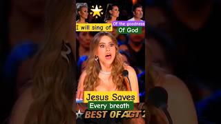 🌟 I will sing of the goodness of God AGT 2024 Audition music [upl. by Zenda500]