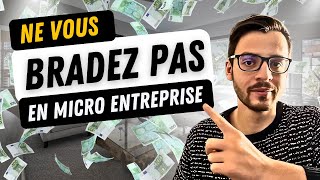 Fixer ses TARIFS en MICRO ENTREPRISE [upl. by Aved]