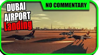 Dubai Airport Formation landing  DCS World VR [upl. by Ennovad]