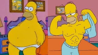 Homer Simpson Body Transformation [upl. by Mettah979]