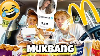 MUKBANG MIT TIK TOK STAR MILLANE FRIESEN Redflags Fame und Dating [upl. by Elime]