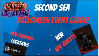 NEW HALLOWEEN EVENT ALL QUEST GUIDE  King Legacy Update 48 [upl. by Brote332]