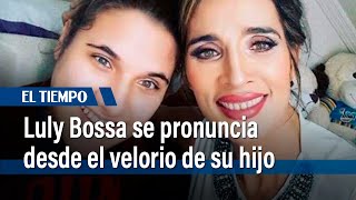 Luly Bossa se pronuncia desde el velorio de su hijo Ángelo Bossa Se fue de repente  El Tiempo [upl. by Maryrose]