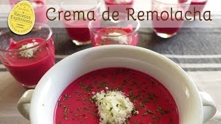 Crema de Remolacha fácil y rápida [upl. by Croner164]