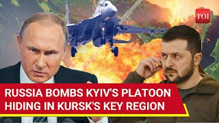 Russia Obliterates Entire Ukrainian Platoon in Kursk Frustrated Kyiv Targets Moscows Arms Depot [upl. by Katz474]