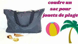 Tuto diy pour coudre un très grand sac cabas imperméable facilement 😊 [upl. by Yeaton]