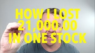 HOW I LOST 21000 DOLLARS IN ONE DAY TRADE [upl. by Bibby445]