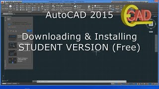 AutoCAD 2015 How to download and Install free student version [upl. by Ecirpac50]