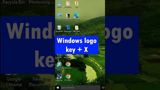 Open the Quick Link menu in Windows 10 Shortcut 9 😯 windowstips shorts [upl. by Maximo665]