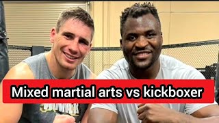 Rico Verhoeven Training with Francis Ngannou kickboxer meets mixed martial arts skills [upl. by Neely]