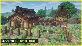 Minecraft How to Build a Stable Tutorial [upl. by Cardew152]