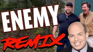 Alex Jones amp Tucker Carlsons Enemy Brian Stelter diss REMIX  The Remix Bros [upl. by Dyche]