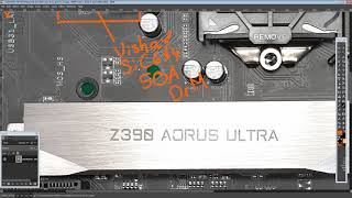 mobo PCB Breakdown Gigabyte Z390 Aorus Ultra [upl. by Regine592]