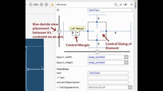 Android Studio Creating a Constraint Layout [upl. by Rois]