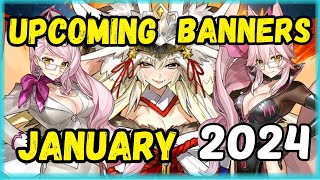 FGO UPCOMING BANNERS  January 2024 [upl. by Sualocin292]