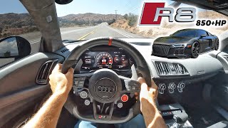 Should You Modify Your Car Ft 850 HP Audi R8 V10 Plus POV Drive Review [upl. by Althee]