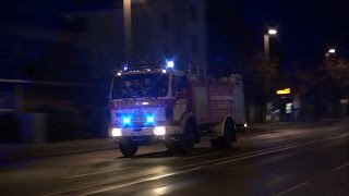 Großbrand KdoW FF Obertshausen  TLF2450 FF Rödermark OberRoden [upl. by Dilaw670]