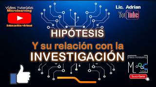 Hipótesis en la investigación  Cómo redactar correctamente mi hipótesis [upl. by Nimoynib]