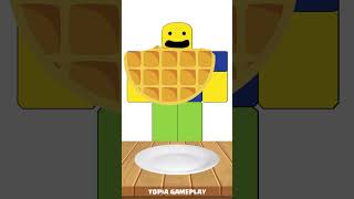 Roblox  ASMR eat WAFFLE MUKBANG ANIMATION shorts [upl. by Essirehs]