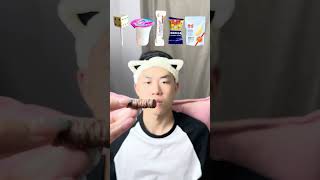 🤍🍥⚪🎧ASMR Whitethemed Mukbang  Perfect for Sleepimmersive asmr asmrsounds [upl. by Card]