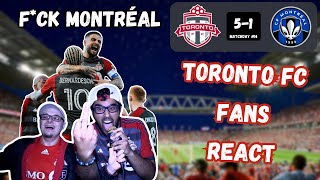 Toronto Man Bernardeschi  TFC Fans React Toronto FC 51 CF Montréal wFFN Regulars [upl. by Nanda]