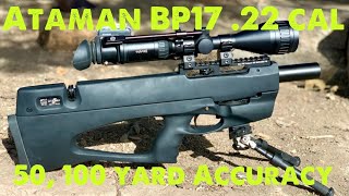 Ataman BP17 Review and Accuracy Test 50 100 yards [upl. by Yorgo]