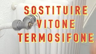 TERMOSIFONE DA RIPARARE CON CHIAVE R400 [upl. by Enidlareg]