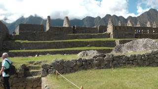 Huayna Picchu and Huchuy Picchu View from Machu Picchu [upl. by Saoj]