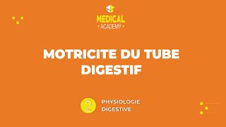 Physiologie digestive  Motricité du tube digestif [upl. by Chaffee]