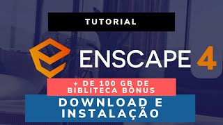 Como baixar e instalar o Enscape 40  100 GB em Blocos Bônus [upl. by Namlaz58]