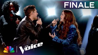 Mara Justine and Niall Horan Perform quotWasted Timequot by the Eagles  The Voice Live Finale  NBC [upl. by Pearline]