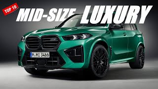 Top 10 Best MidSize Luxury SUVs in 2024 [upl. by Oirrad]