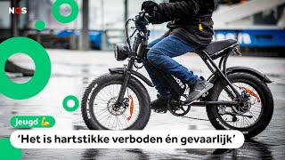 Jongeren laten fatbikes sneller rijden Geeft een kick [upl. by Maryn]