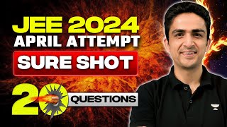 Sureshot 20 Questions of Maths  Jee Main 2024 April Attempt [upl. by Diena]