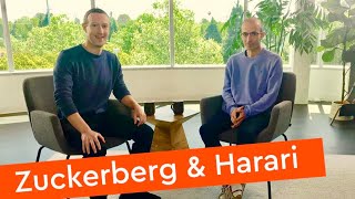 Mark Zuckerberg amp Yuval Noah Harari in Conversation [upl. by Eitak517]