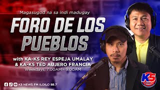 FORO DELOS PUEBLOS with REY ESPEJA UMALAY amp TED AUJERO FRANCIA [upl. by Accebor]