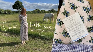 SEW WITH ME  WEDDING GUEST DRESS  MsRosieBea [upl. by Moreville]