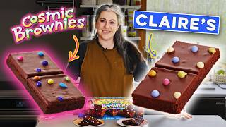 I Tried Making Homemade Cosmic Brownies  Claire Recreates [upl. by Assyl]