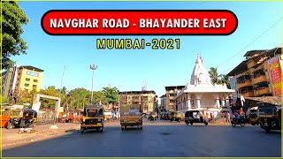 Navghar Road Bhayander East  Mumbai  Navghar Road Bhayandar East  2021  Full HD [upl. by Noffihc]