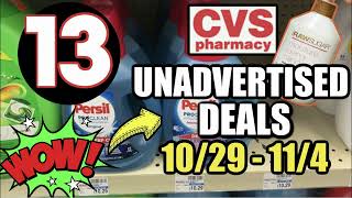 13 CVS UNADVERTISED DEALS 1029 0 114  NEW DEAL UPDATE [upl. by Suinotna]