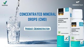 Concentrated Mineral Drops CMD  Product Demonstration  vestige  winningteam [upl. by Duwe]