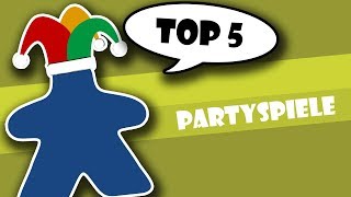 Top 5 Partyspiele  Brettspiele für große Gruppen [upl. by Hepzi877]