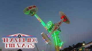 TRAVELING MIDWAYS VLOG RUSS AMUSEMENTS  Hellam Carnival PA [upl. by Ahsenik]