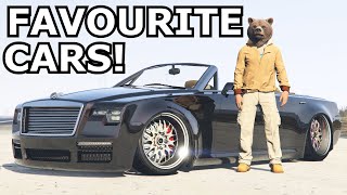 MY TOP 10 FAVOURITE CARS IN GTA ONLINE [upl. by Harle]