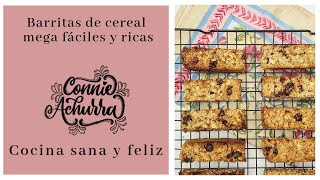 Barritas de cereal mega fáciles y ricas [upl. by Ruperta]