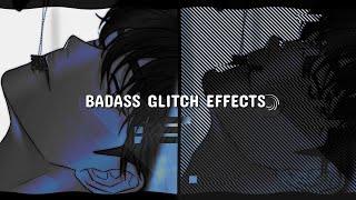 badass glitch effects tutorial alight motion [upl. by Roobbie722]